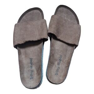 Dirty Laundry Women's Cork sandal‎ Brown Size 7-8